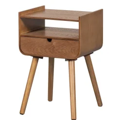 Wohnen Kommoden<Design Nachtkonsole im Holzlook Natur - Paytona