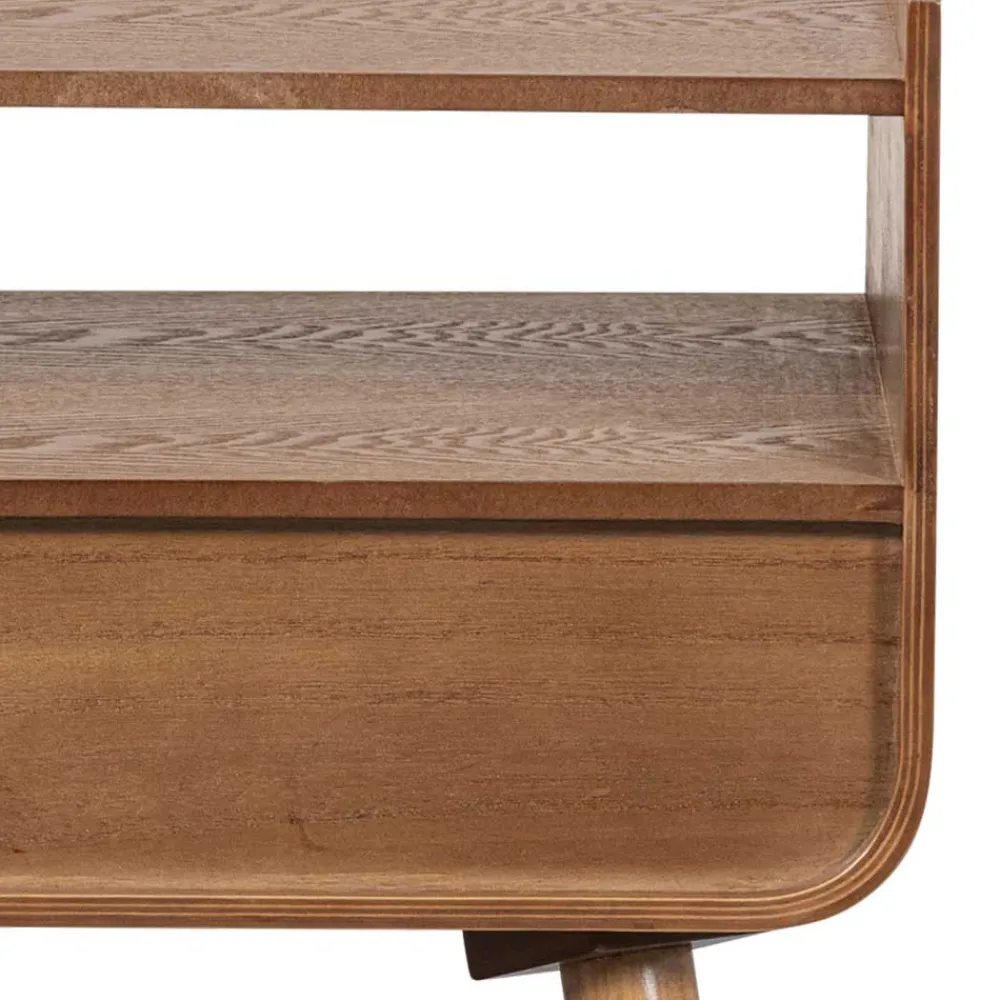 Wohnen Kommoden<Design Nachtkonsole im Holzlook Natur - Paytona