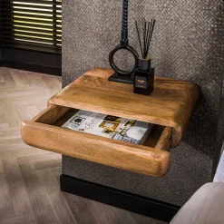 Wohnen Kommoden<Design Nachtkonsole mit einer Schublade - Aspariavo