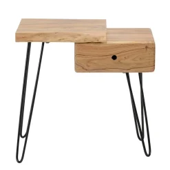 Wohnen Kommoden<Design Nachttisch für linke Bettseite Olegano aus Holz