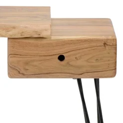 Wohnen Kommoden<Design Nachttisch für linke Bettseite Olegano aus Holz