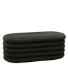 Wohnen Sitzbank<Design Polsterbank in Anthrazit Boucle - Idris