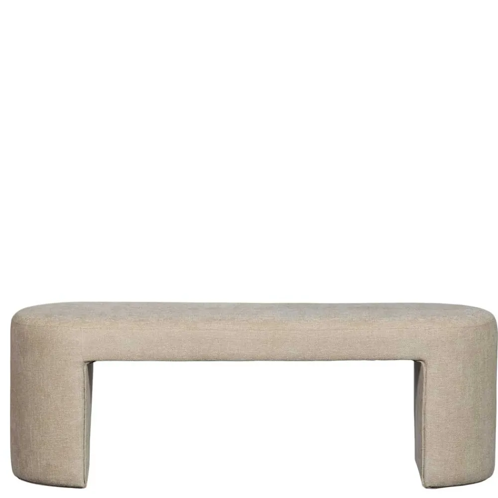 Wohnen Sitzbank<Design Polsterbank in Beige Chenille - Settings
