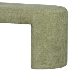 Wohnen Sitzbank<Design Polsterbank in Oliv Grün Chenille - Baverly