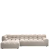 Wohnen Sofas<Design Polsterecke in Beigegrau meliert - Biatrore