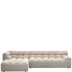 Wohnen Sofas<Design Polsterecke in Beigegrau meliert - Biatrore