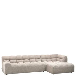 Wohnen Sofas<Design Polsterecke in Beigegrau meliert - Biatrore