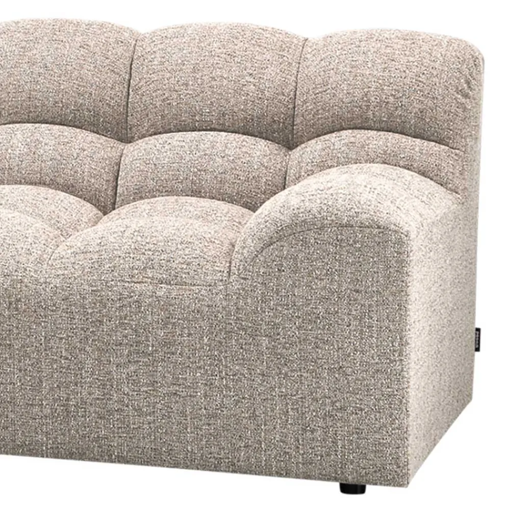 Wohnen Sofas<Design Polsterecke in Beigegrau meliert - Biatrore