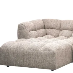Wohnen Sofas<Design Polsterecke in Beigegrau meliert - Biatrore