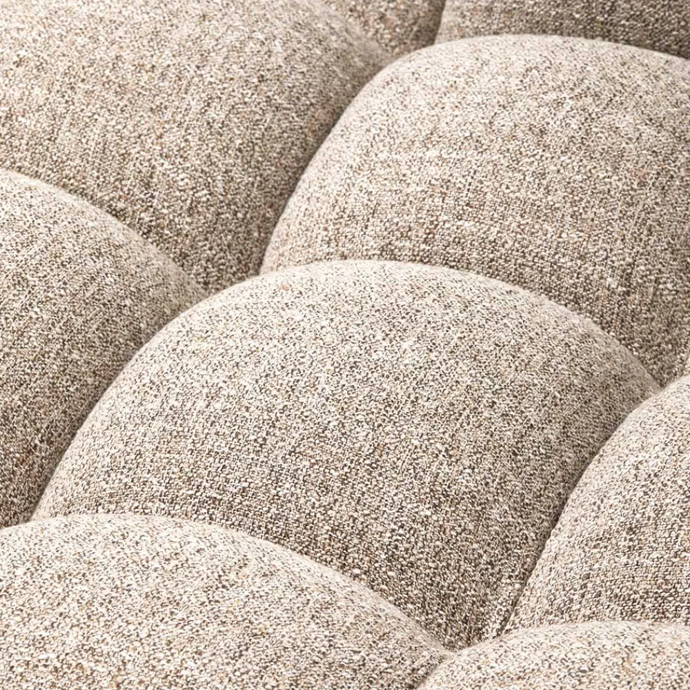 Wohnen Sofas<Design Polsterecke in Beigegrau meliert - Biatrore