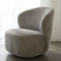 Wohnen Sessel<Design Polstersessel in Beige Stoff - Heavy