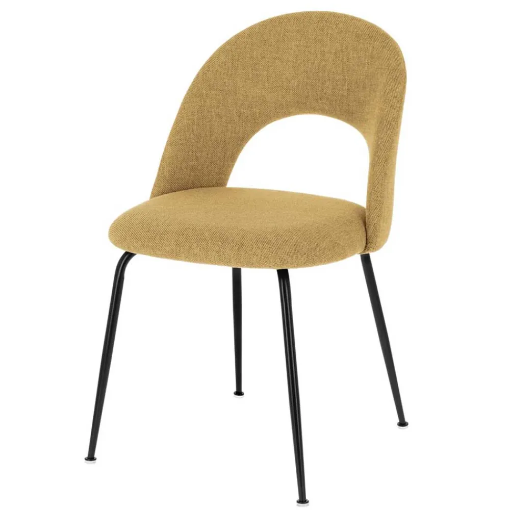 Wohnen Stühle<Design Polsterstühle in Gelb - Veneziana (4er Set)