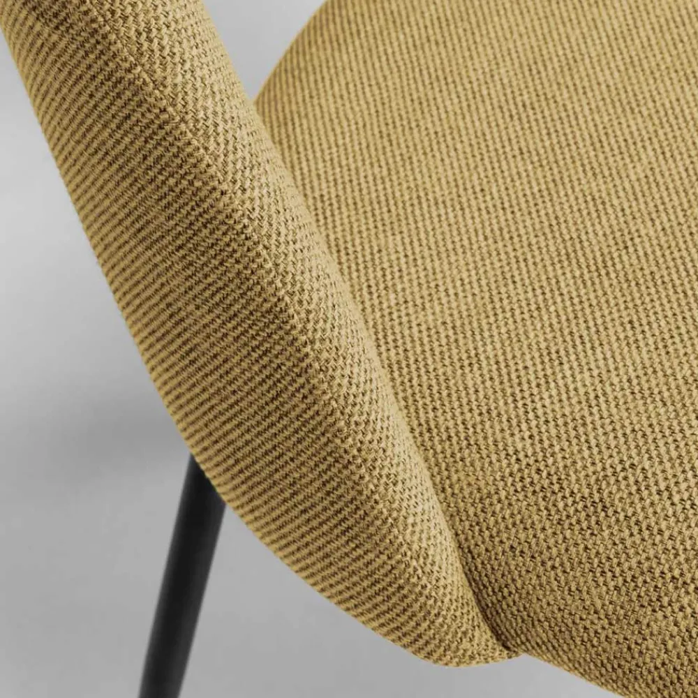 Wohnen Stühle<Design Polsterstühle in Gelb - Veneziana (4er Set)