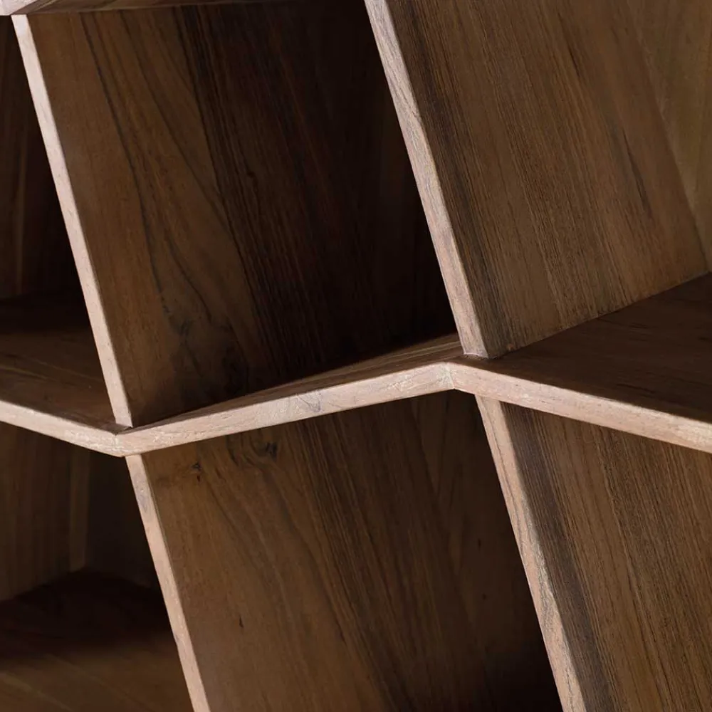 Wohnen Regale<Design Regal aus Akazie Massivholz - Fulivia