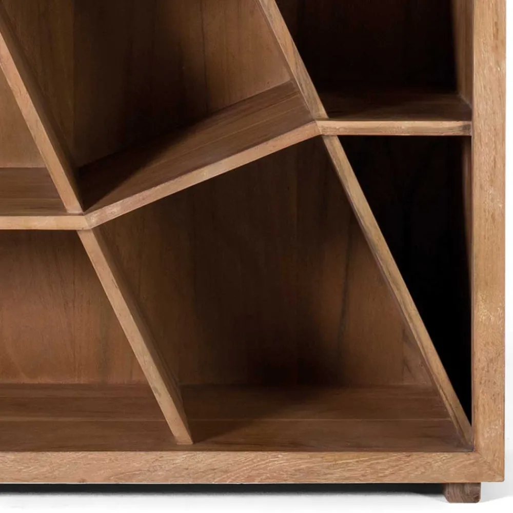 Wohnen Regale<Design Regal aus Akazie Massivholz - Fulivia