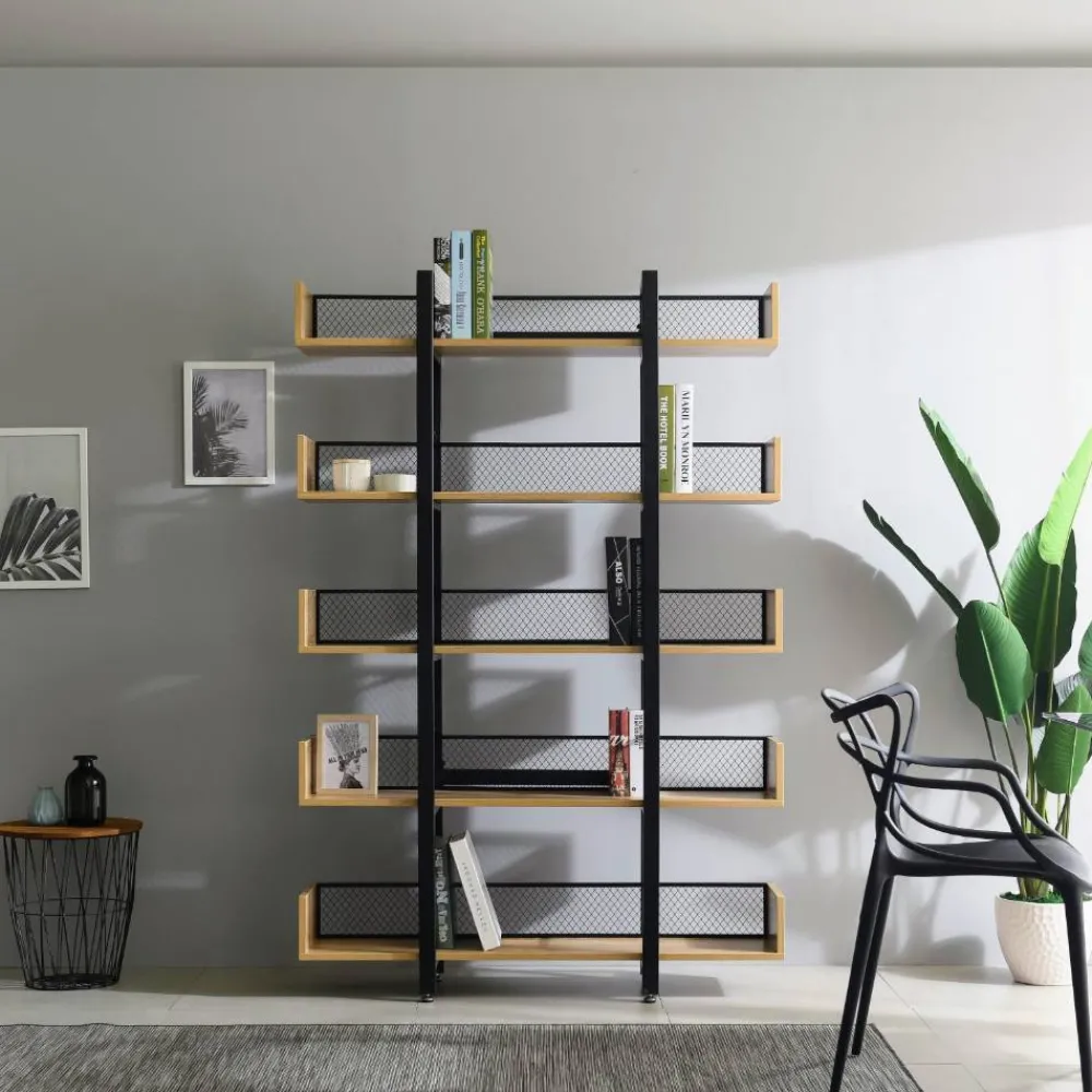 Wohnen Regale<Design Regal mit fünf Böden - Gonya