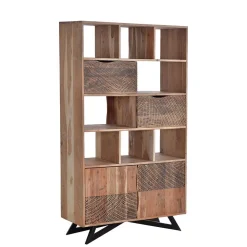 Wohnen Regale<Design Regal mit Türen und Schubladen - Merlan