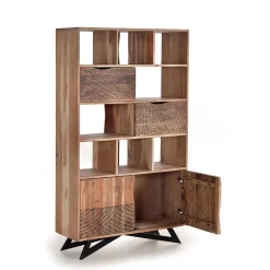 Wohnen Regale<Design Regal mit Türen und Schubladen - Merlan