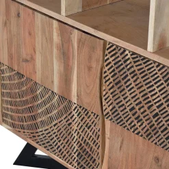 Wohnen Regale<Design Regal mit Türen und Schubladen - Merlan