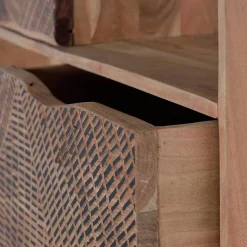 Wohnen Regale<Design Regal mit Türen und Schubladen - Merlan