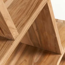 Wohnen Regale<Design Regal Vilarila aus Recyclingholz Teak