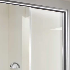 Wohnen Kleiderschränke|Schränke<Design Schrank mit Spiegel & Glas Front Hellgrau - Capolyna