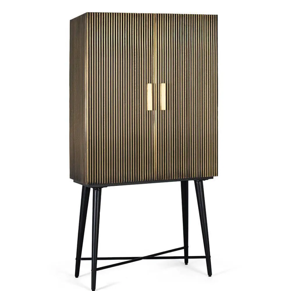 Wohnen Highboards|Kommoden<Design Schrank mit viel Bodenfreiheit - Hayato
