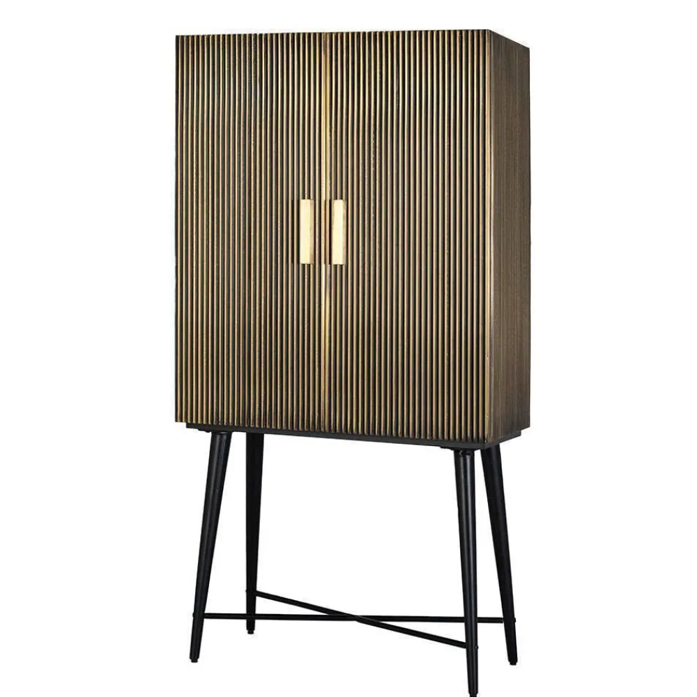 Wohnen Highboards|Kommoden<Design Schrank mit viel Bodenfreiheit - Hayato