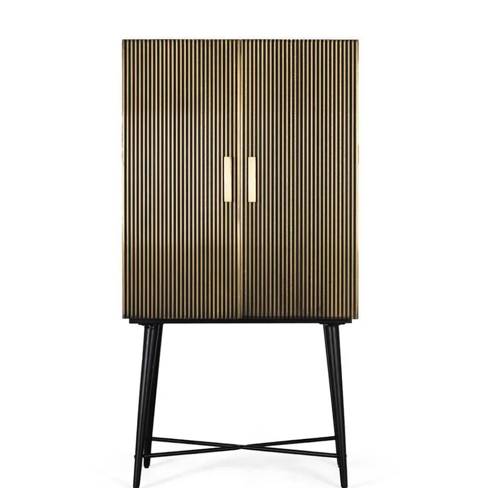 Wohnen Highboards|Kommoden<Design Schrank mit viel Bodenfreiheit - Hayato