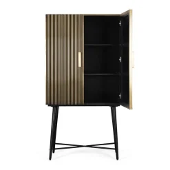 Wohnen Highboards|Kommoden<Design Schrank mit viel Bodenfreiheit - Hayato