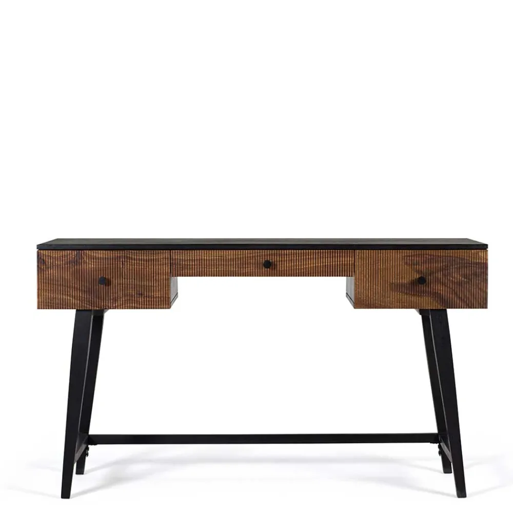 Wohnen Tische<Design Schreibtisch aus Mangoholz und Palisander - Ondarroa