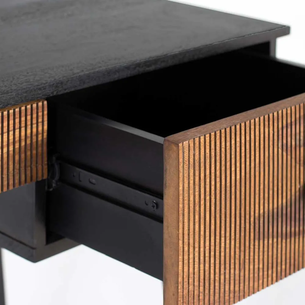 Wohnen Tische<Design Schreibtisch aus Mangoholz und Palisander - Ondarroa