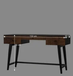 Wohnen Tische<Design Schreibtisch aus Mangoholz und Palisander - Ondarroa