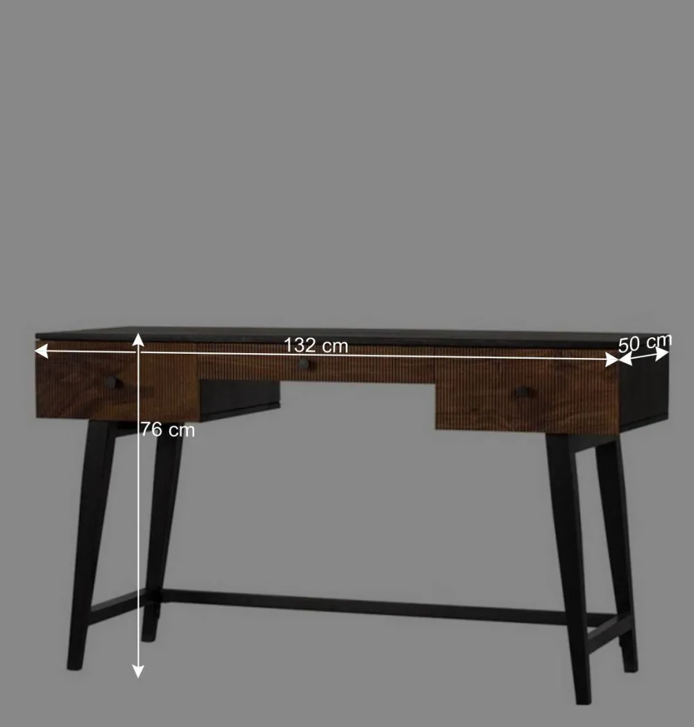 Wohnen Tische<Design Schreibtisch aus Mangoholz und Palisander - Ondarroa