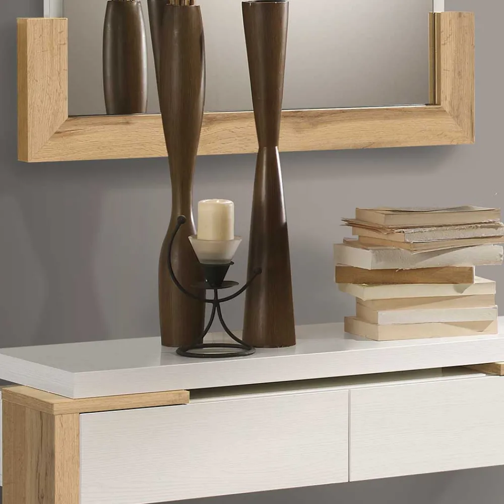 Wohnen Garderoben<Design Schuhkommode & Spiegel Set - Ryus (zweiteilig)