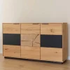 Wohnen Sideboards<Design Sideboard aus Eiche und Glas - Masicuri