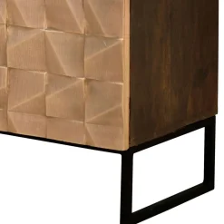 Wohnen Sideboards<Design Sideboard in Bronze und Mango Natur - Bensez