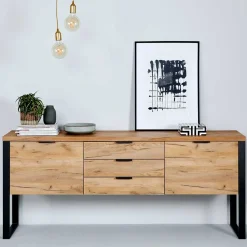 Wohnen Sideboards<Design Sideboard in Eiche Optik - Ilvensa
