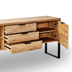 Wohnen Sideboards<Design Sideboard in Eiche Optik - Ilvensa