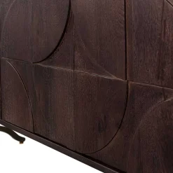 Wohnen Tv & Hifi-Möbel<Design Sideboard in Nussbaum aus Mango Holz - Pisino