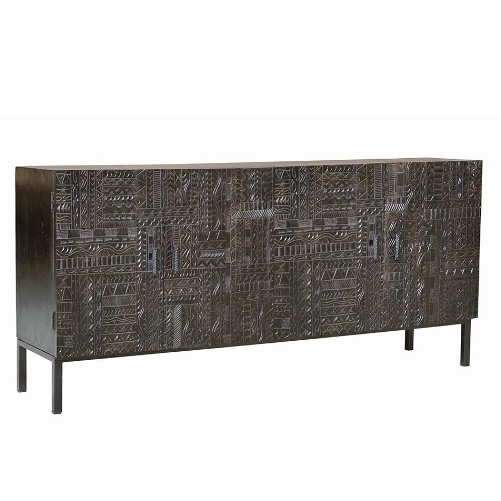 Wohnen Sideboards<Design Sideboard in Walnuss Braun - Solu