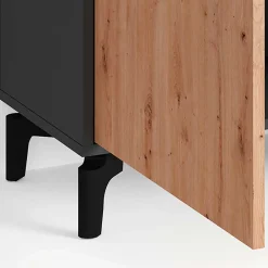 Wohnen Sideboards<Design Sideboard in Wildeiche NB & Anthrazit - Kiss