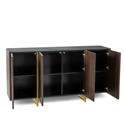 Wohnen Sideboards<Design Sideboard mit Ebenholz Furnier - Estaguma