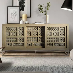 Wohnen Sideboards<Design Sideboard mit Ethno Flair - Valuta