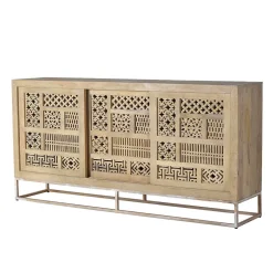Wohnen Sideboards<Design Sideboard mit Ethno Flair - Valuta