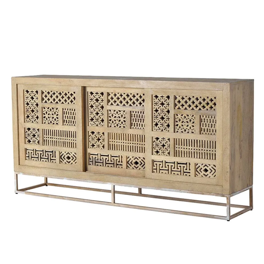 Wohnen Sideboards<Design Sideboard mit Ethno Flair - Valuta