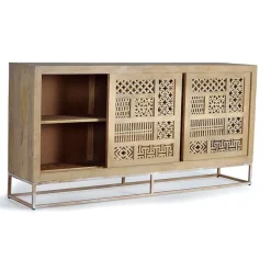 Wohnen Sideboards<Design Sideboard mit Ethno Flair - Valuta