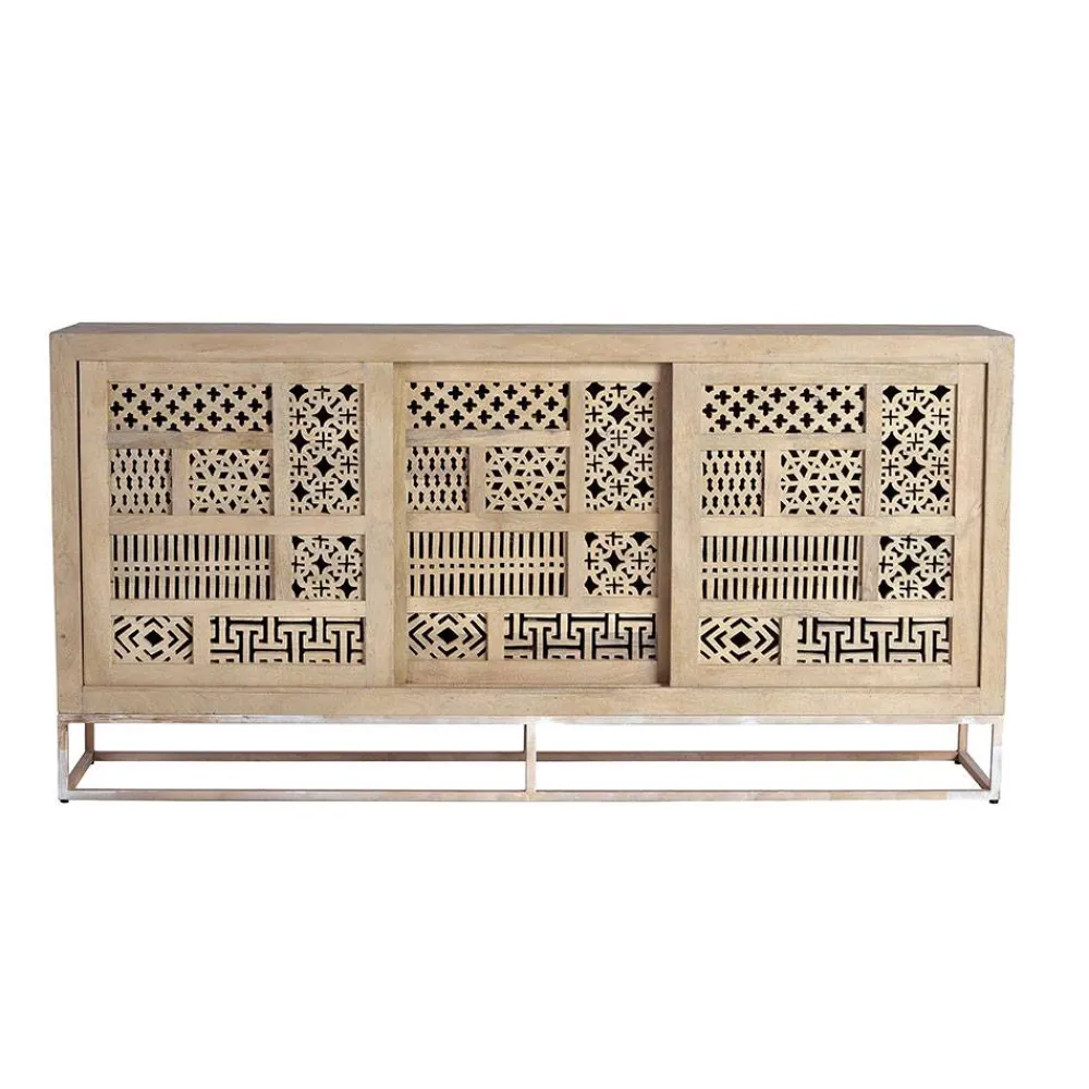 Wohnen Sideboards<Design Sideboard mit Ethno Flair - Valuta
