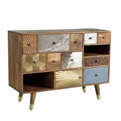 Wohnen Kommoden<Design Sideboard mit fünf Schubladen - Fina