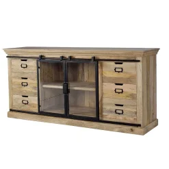 Wohnen Sideboards<Design Sideboard mit Glas Schiebetüren - Draschna